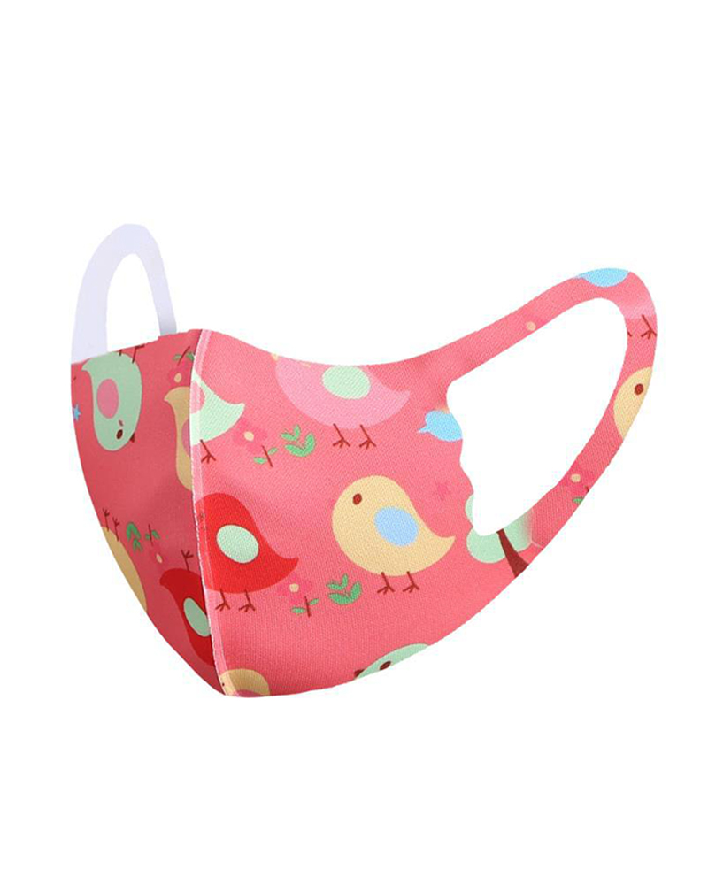 

Cartoon Print Washable Face Mask For Kids, Style4