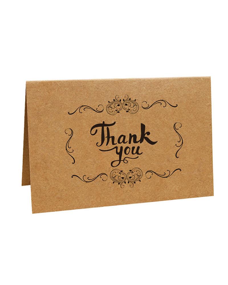 

1PCS Letter Print Greeting Card, Style4