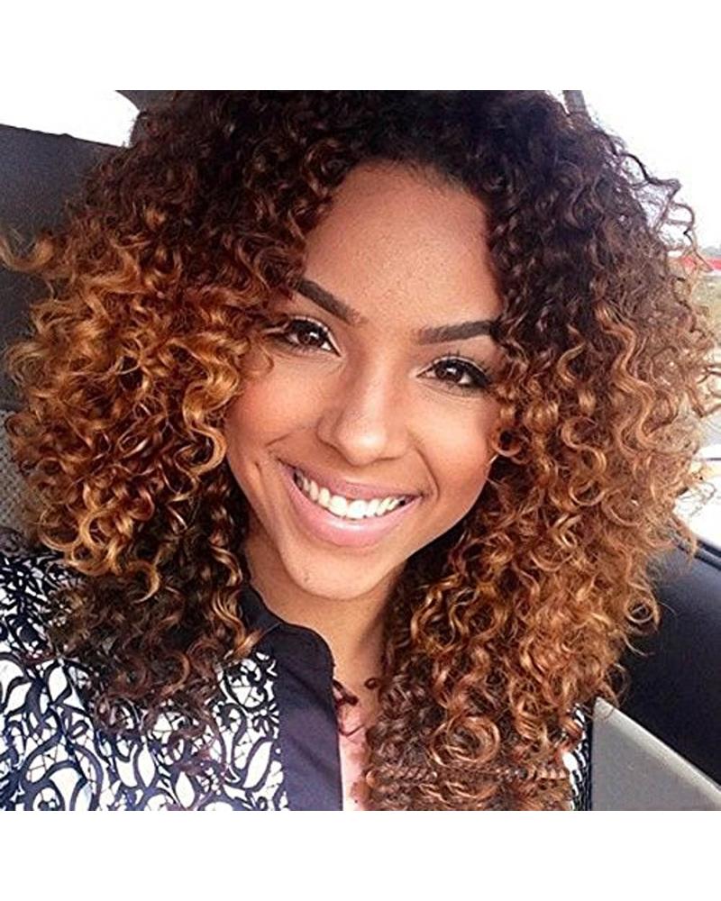 Natural Brown Curly Hair Wigs