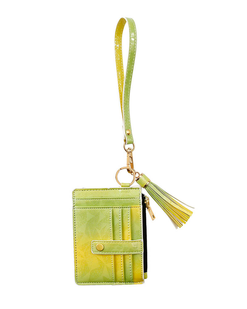 

Card Purse Tassel Bag Accessories King Ring, Yellow
