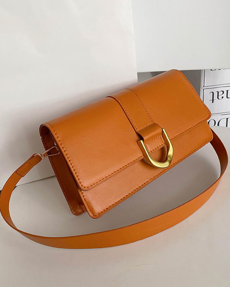 

Square Casual Crossbody Bag, Brown