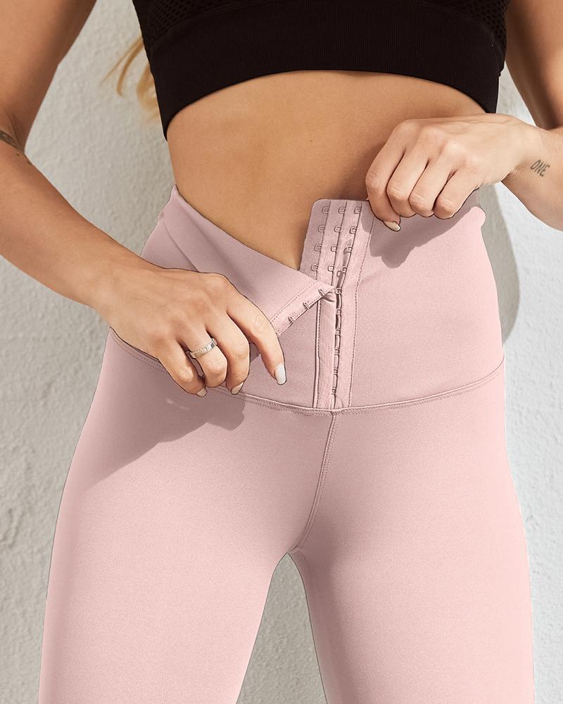 

Butt Lifting High Waist Active Pants, Pink