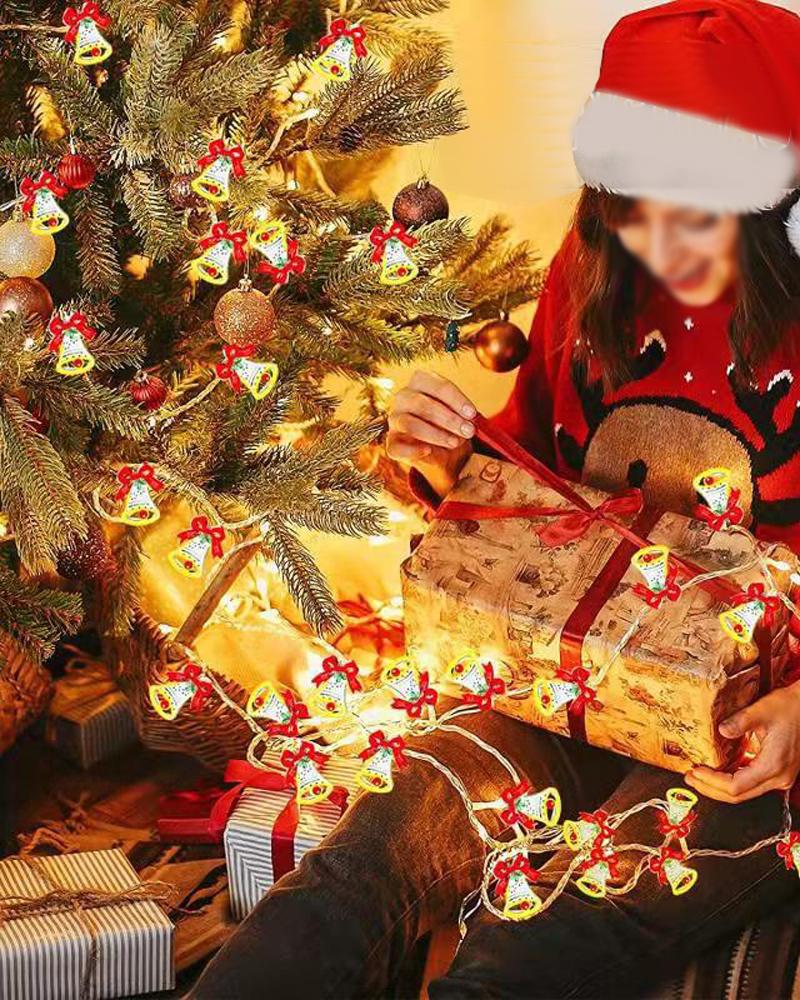 

Christmas String Lights 2M Battery Operated LED String Lights Holiday Garden Fireplace Christmas Tree New Year Decorations, Red