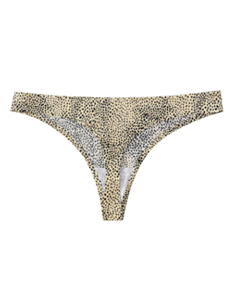 

Leopard Print Skinny Low Waist Thong Panties, Style3