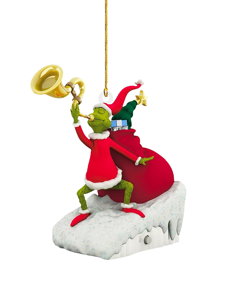 

1pc Christmas Graphic Tree Ornament Hanging Home Decoration, Style4