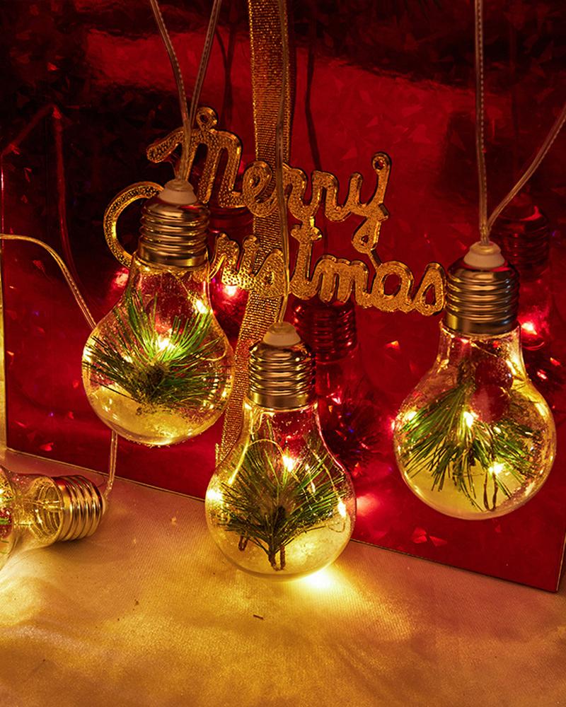 

1pc Christmas String Light 4M Battery Operated LED String Light Holiday Garden Fireplace Christmas Tree New Year Decoration, Green