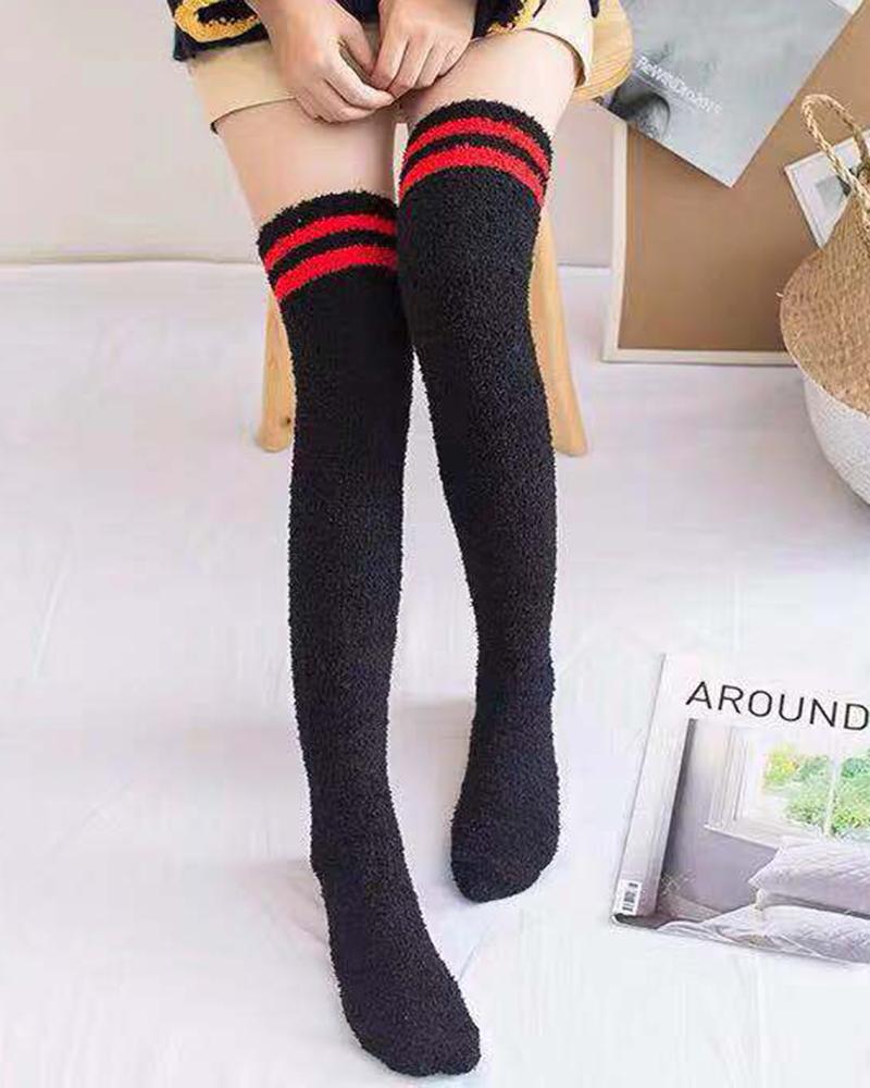 

1Pair Christmas Cartoon Thigh Socks Warm Stockings, Style8