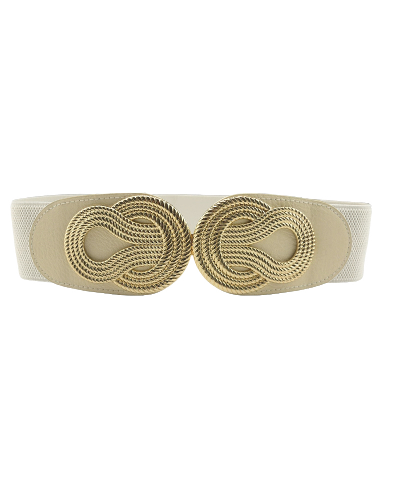 

Strechy Wide Belt Vintage Elastic Waist Belt for for Dresses Coats, Khaki