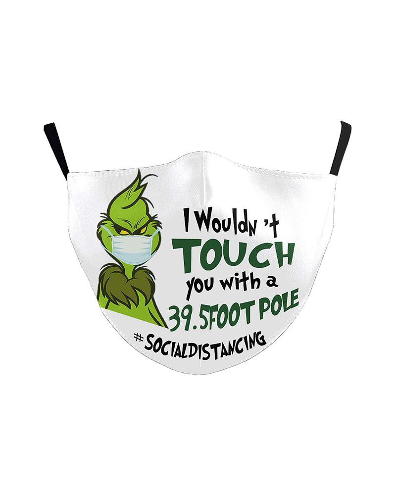 

Christmas Cartoon Print PM2.5 Filter Face Mask For Adult, Style6