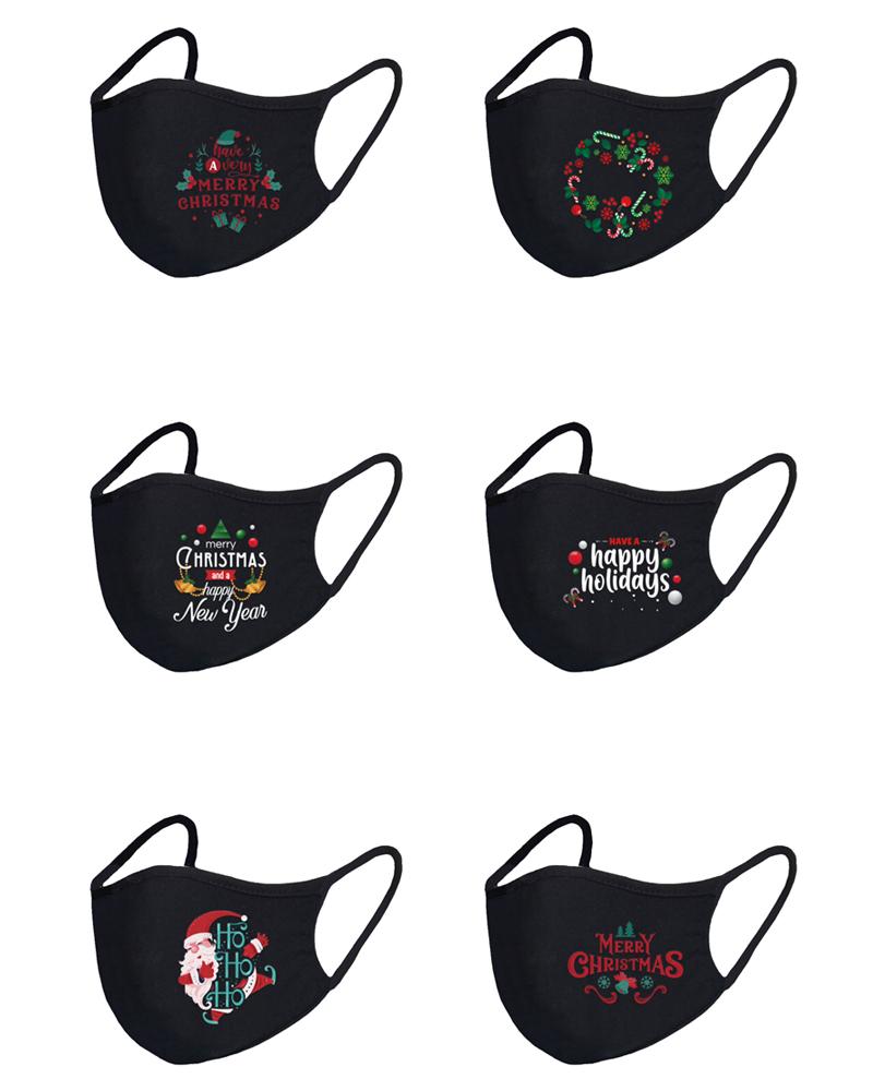 

Christmas Print Breathable Face Mask, Style5