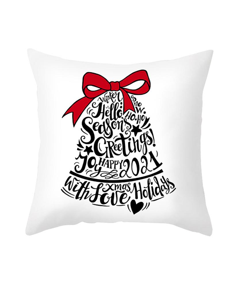 

Christmas Print Cushion Cover Without Filter, Style16