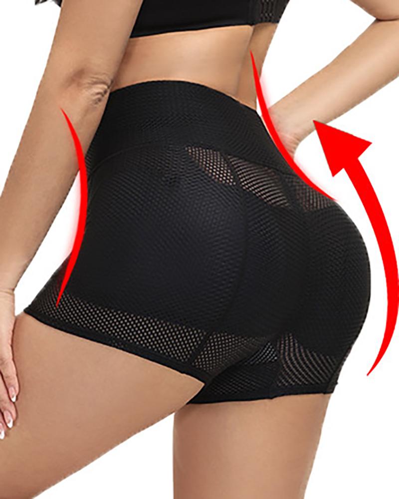 

Seamless Breathable High Waist Butt Lifting Tummy Control Body Shaper Panty, Black