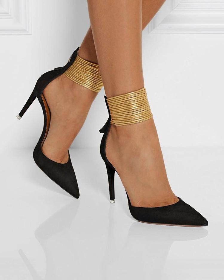 

Office Look Pointed Toe High Heels, Black