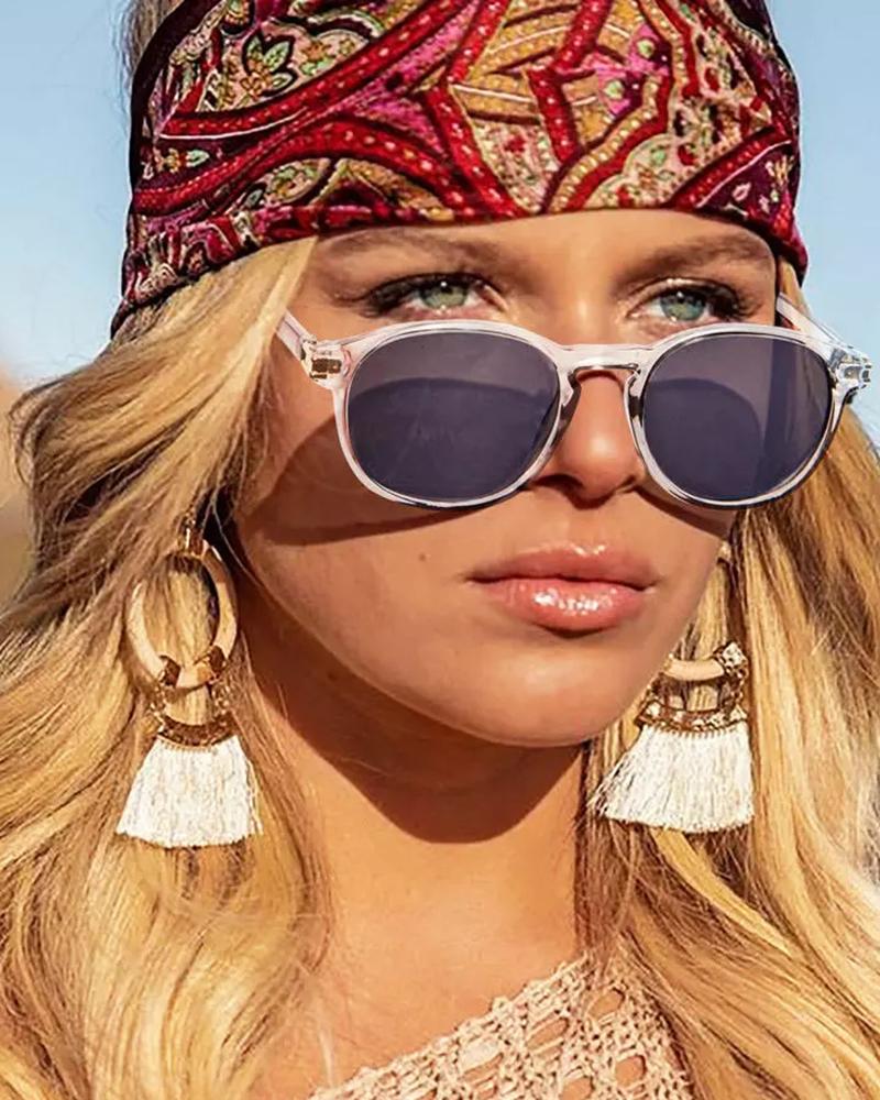 

1Pair Gradient Color UV Protection Sunglasses, Style2