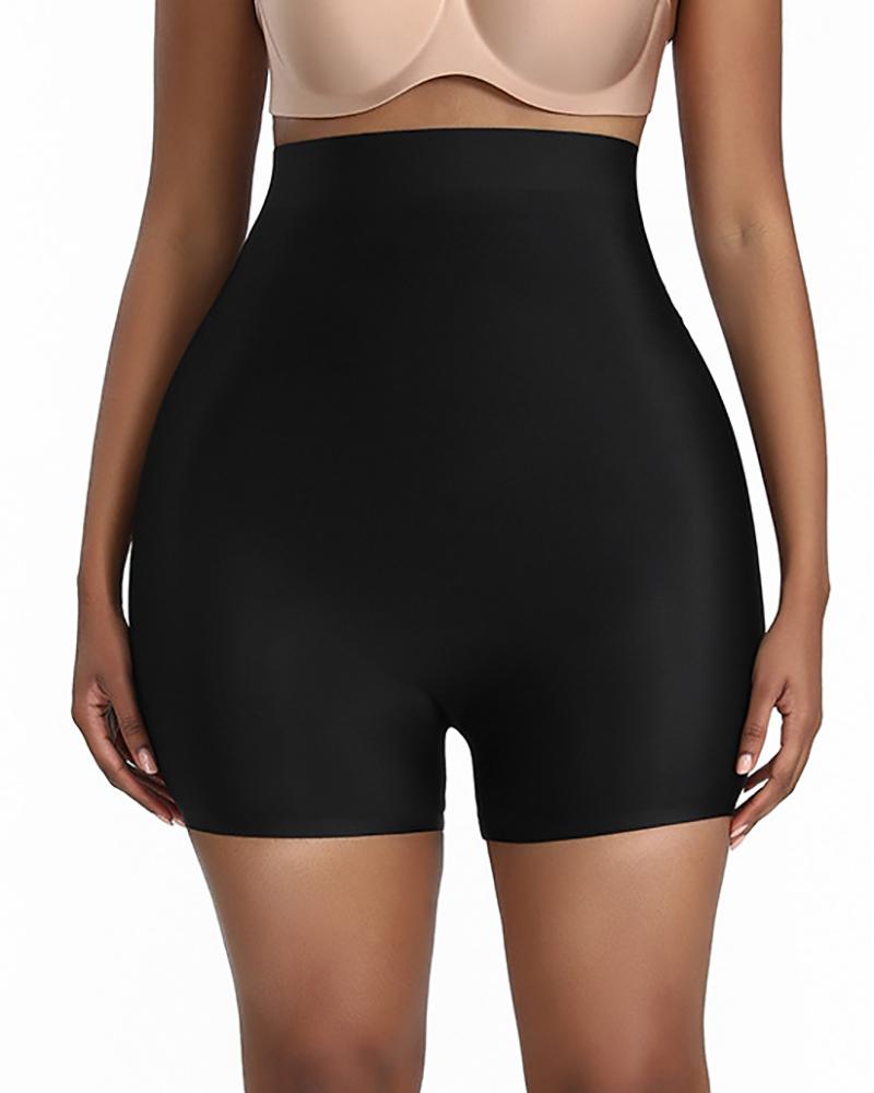 

Plus Size Push Up Butt Lifter Panties Seamless Enhancer Shapewear High Waist Slimming Body Shaper, Black