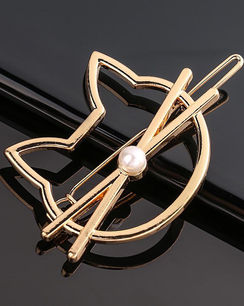 

1pc Bowknot Shaped Hair Clip, Style5