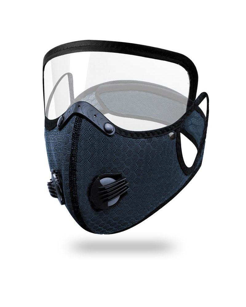 

Activated Carbon Filter Bicycle Anti-dust Mask, Purplish blue