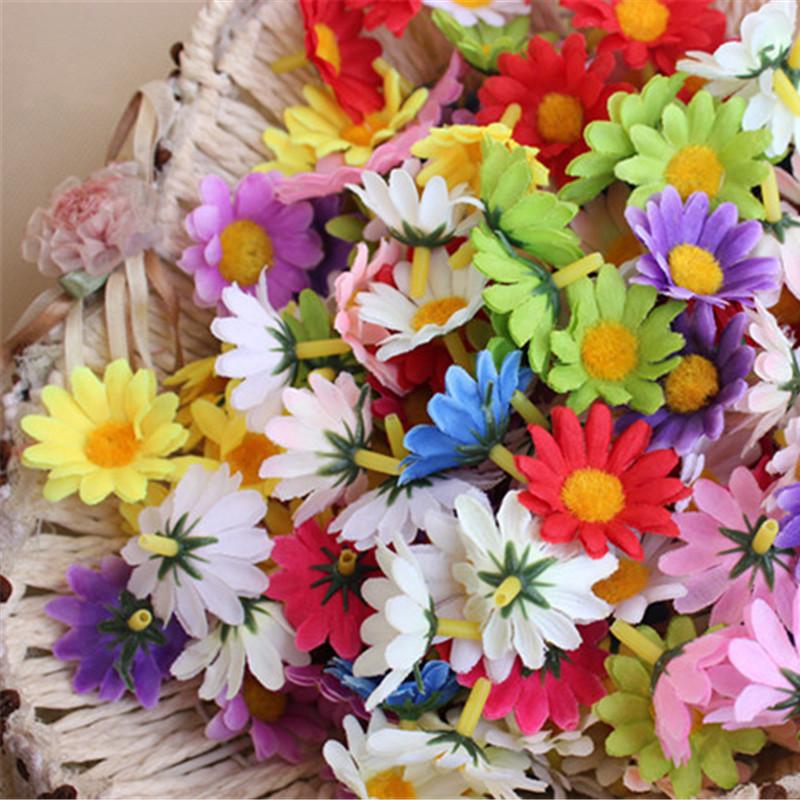 

party 10pcs/package Handmade Sunflower Daisy Paper Pom Poms Paper Flowers Ball pompom wedding Birthday Decoration Parties, Red