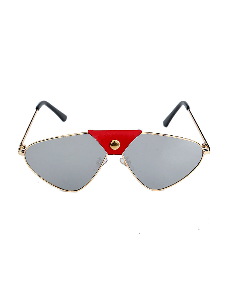 

Punk Retro Style Metallic Sunglasses, Silver