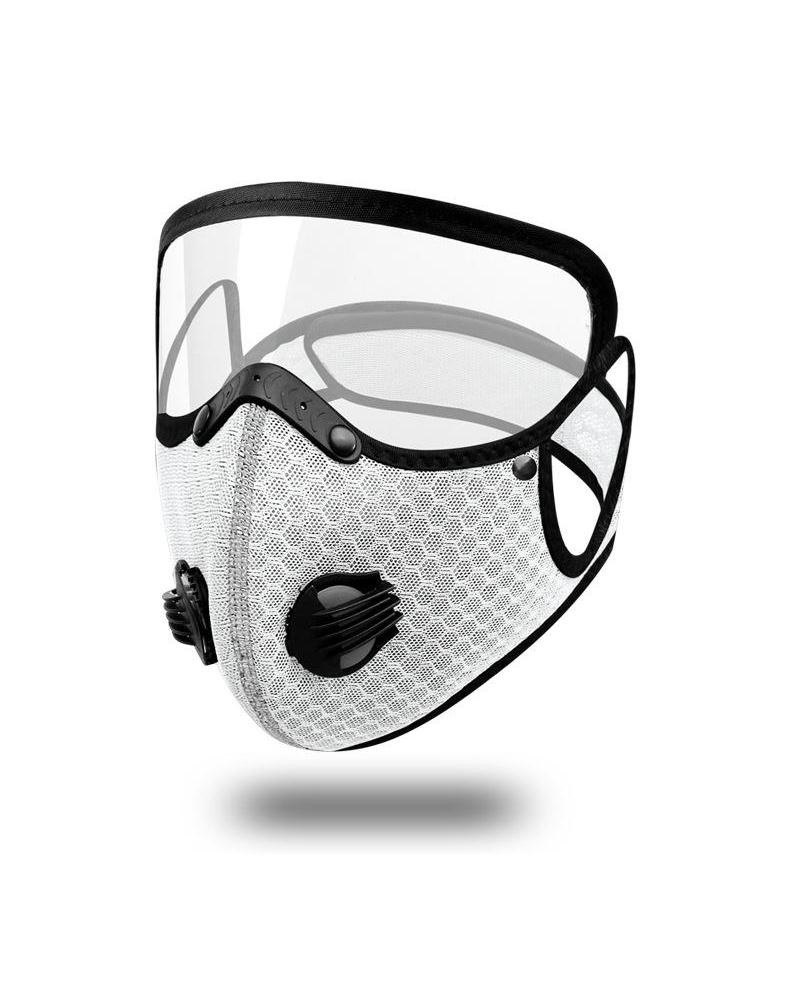

Activated Carbon Filter Bicycle Anti-dust Mask, White
