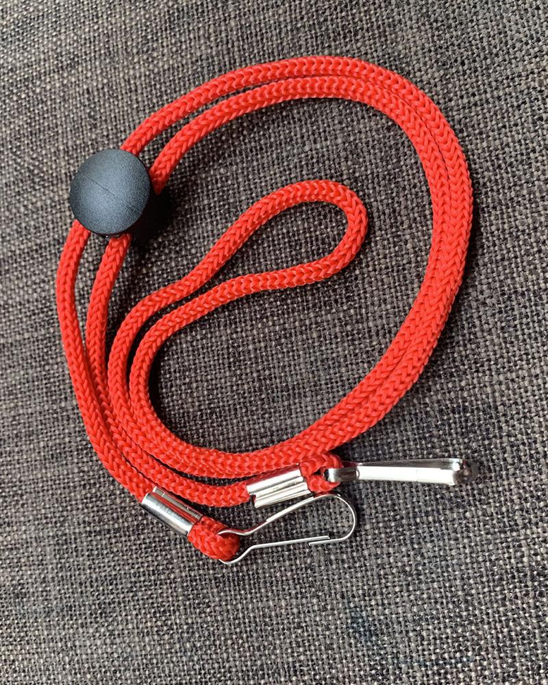 

Solid Ear Hook Artifact For Children and Adults Non-slip Glasses Lanyard, Red
