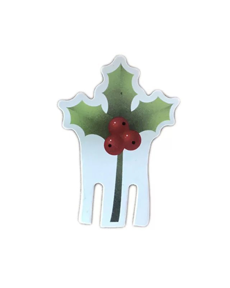 

10pcs Christmas Drink Glass Cocktail Markers Party Glasses Identifiers Ornament, Style6