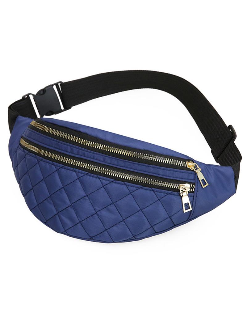 

Waterproof Waist Fanny Pack Portable Crossbody Bags, Blue
