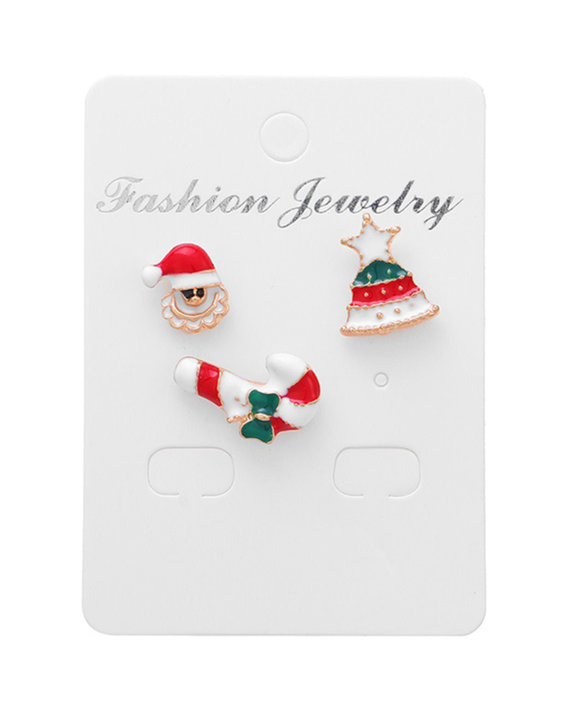 

3pcs Christmas Cartoon Graphic Brooches Set, Style2