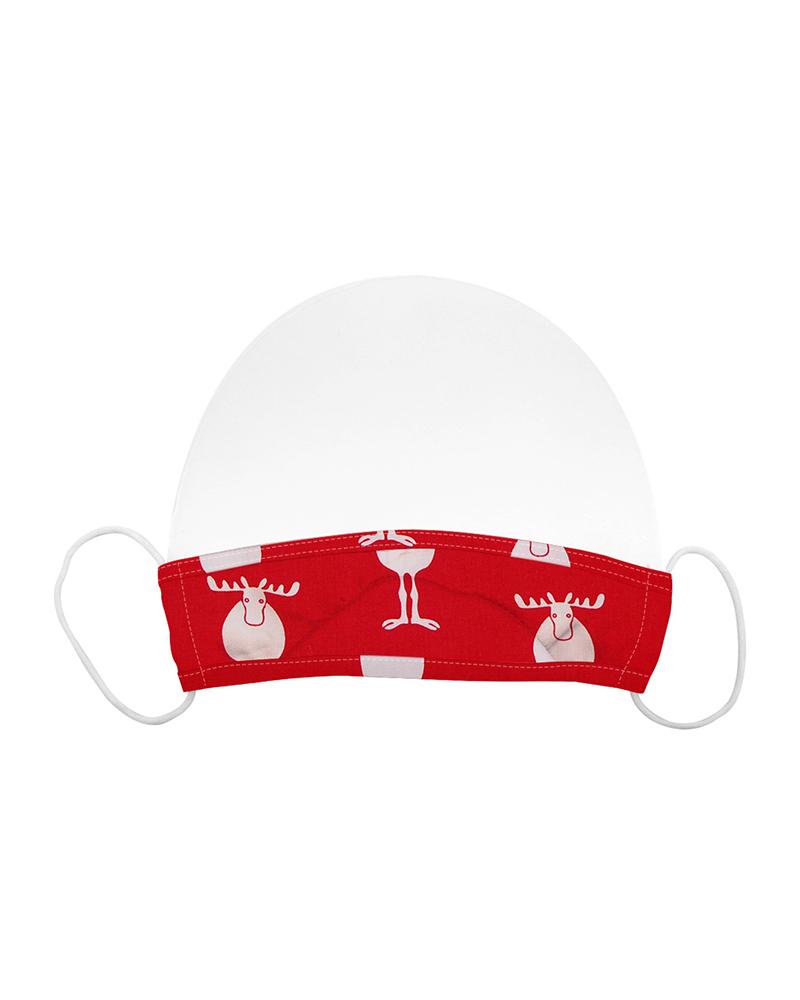 

Christmas Mixed Print Mouth Clear Window Visible Face Mask, Style4