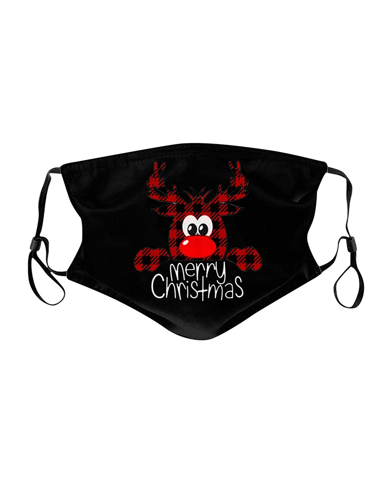 

Christmas Print Breathable Face Mask, Style6