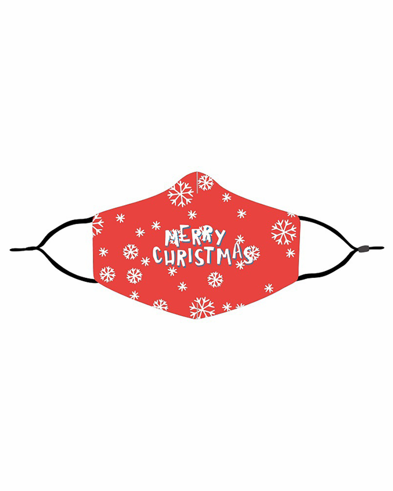 

Christmas Print Valve PM 2.5 Face Mask With Filter For Kids, Style8