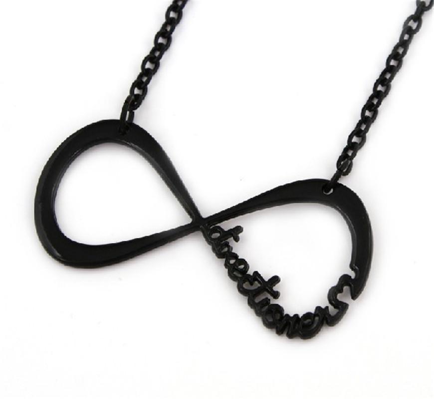 

Trendy "One Direction" Endless Love Pendant Necklace Women Chain Lover Lady Girl Gifts Fashion Jewelry Lover Gift