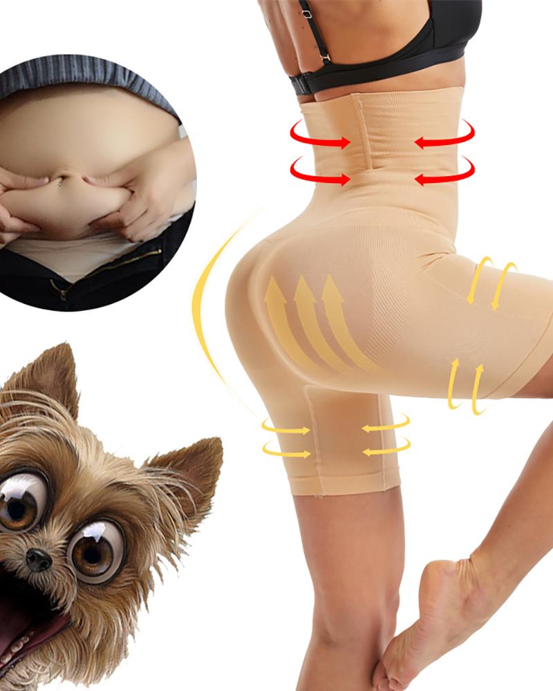

Waist Trainer Butt Lifter Binder Tummy Body Shaper, Nude