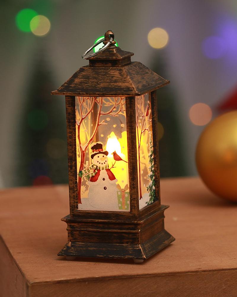 

Christmas Flameless Candles Battery Operated Lamp LED Lighted Candle Lanterns Christmas Party Ornaments Home Decorations, Style2