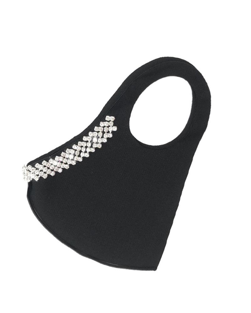 

Studded Ear Loop Breathable Mouth Mask Reusable, Style1