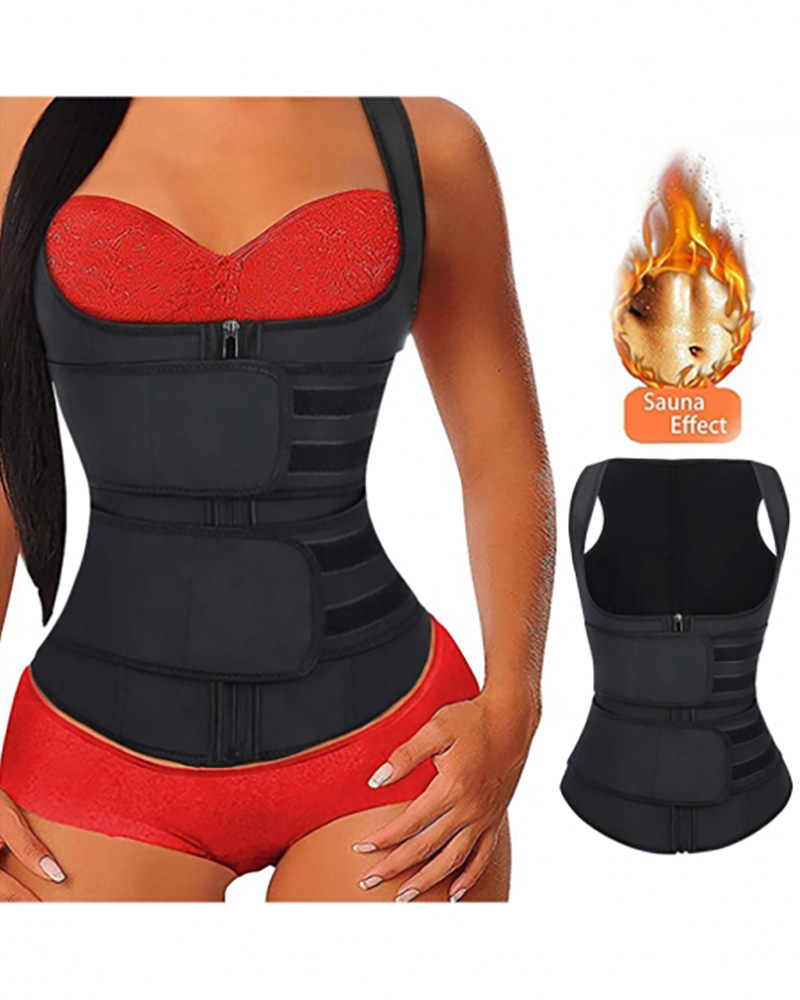 

Underbust Corset Sport Girdle Waist Trainer Shapewear, Black