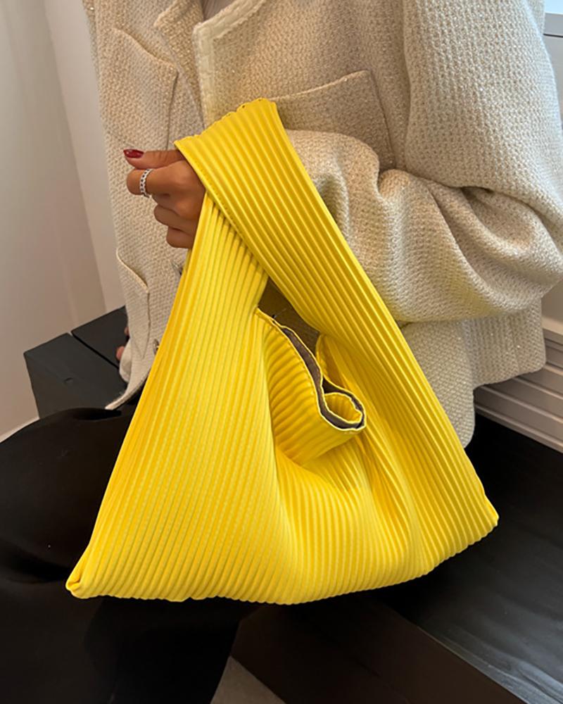

Large Capacity Casual Handbag, Yellow
