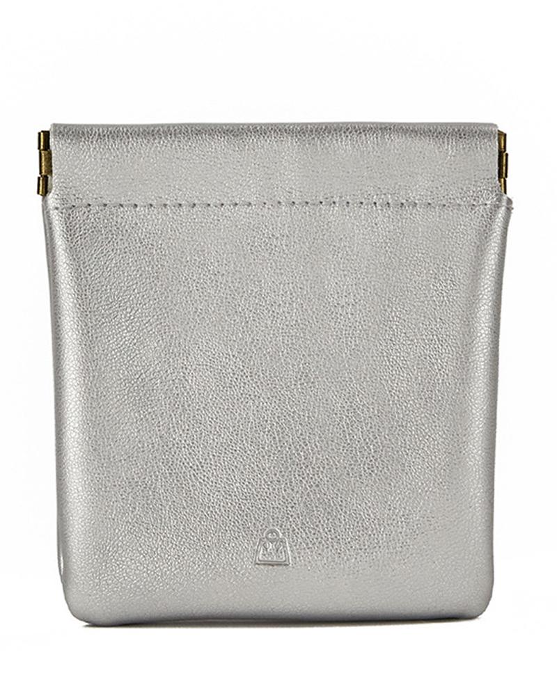 

Square Functional Makeup Bag, Silver