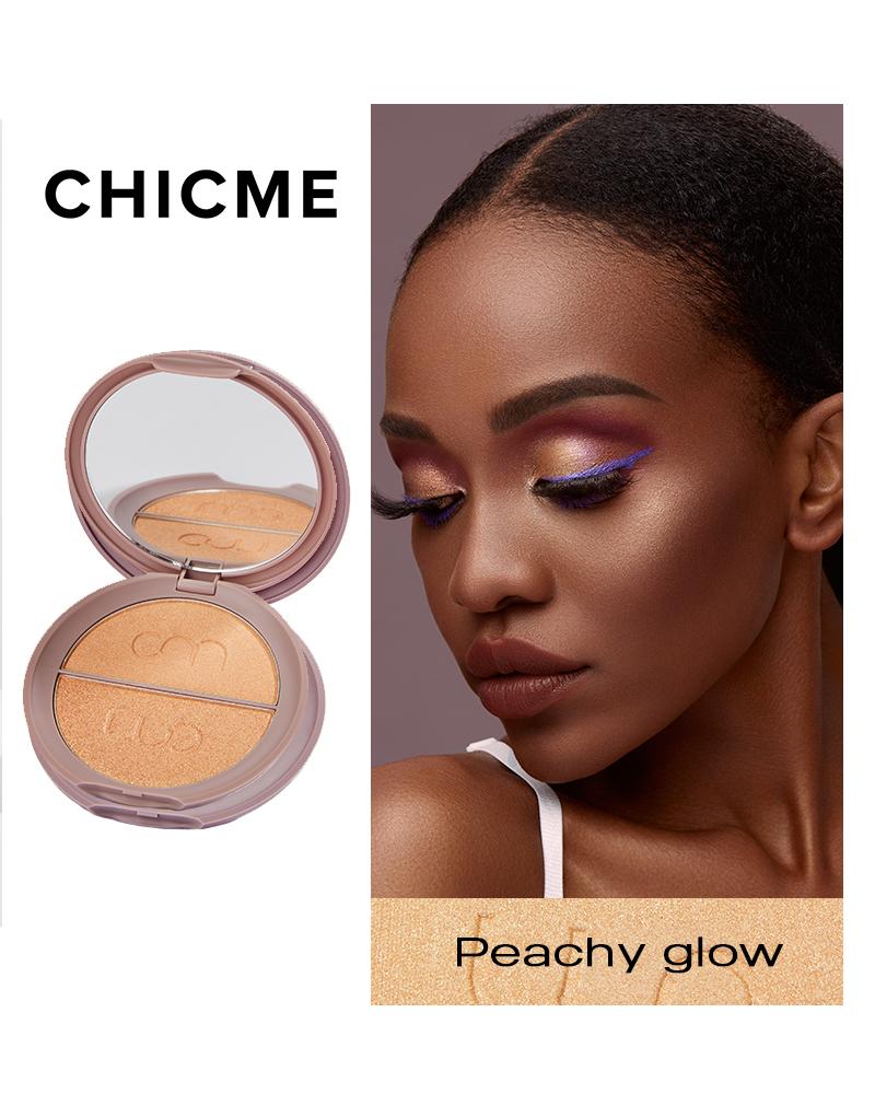 

Shimmer Glow Highlighter Duo, Peachy glow