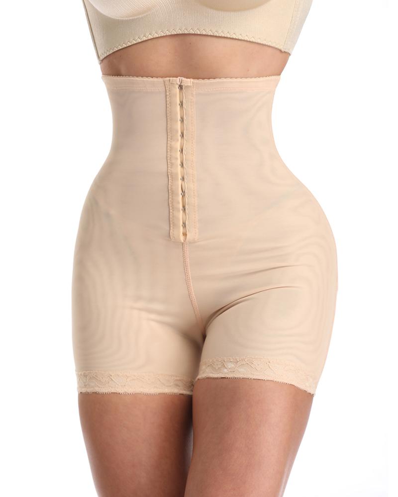 

Comfortable Soft High Waist Tummy Control Seamless Enhance Hip Shaper Butt Lifter Shapewear, Nude