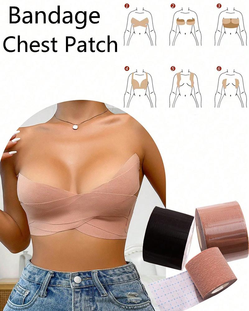 

1 Pack Breast Lift Nipple Cover Invisible Body Boob Tape, Nude