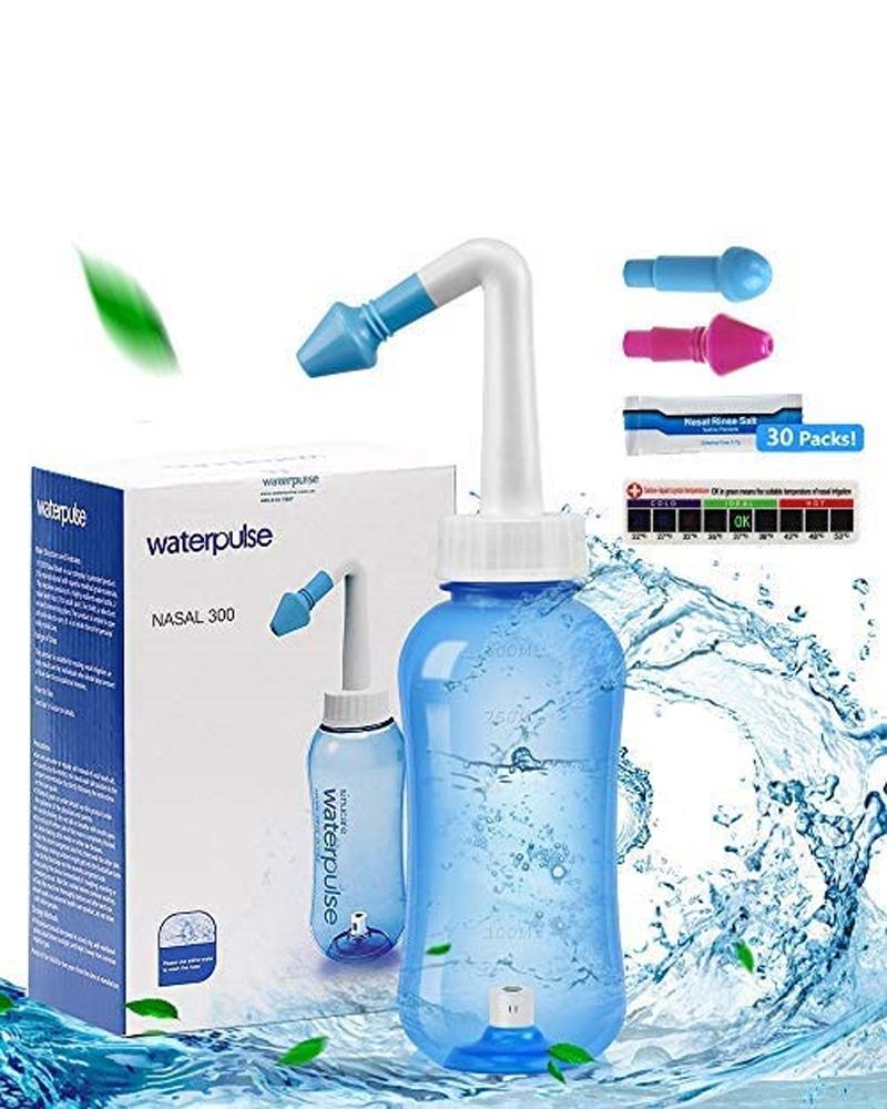 

Neti Pot Sinus Rinse Bottle Pressure Rinse Nasal Irrigation, Blue
