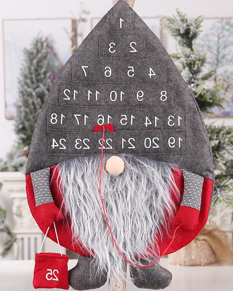 

Christmas Gnomes Svg Calender Ornaments, Gray