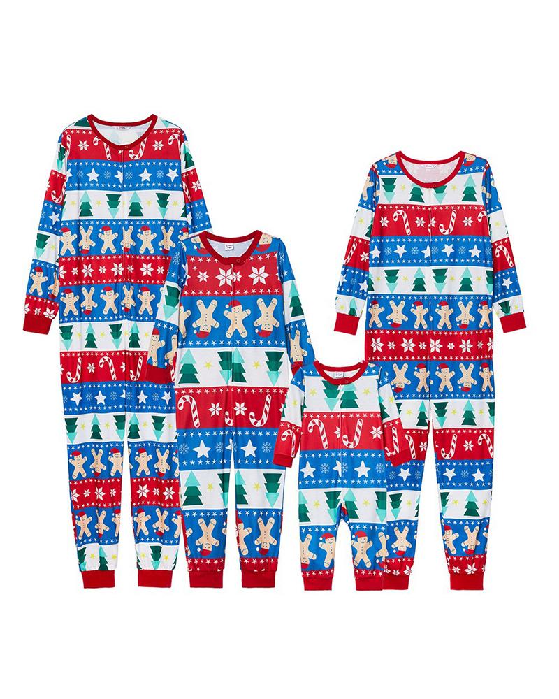 

Christmas Letter Print Lounge Jumpsuit For Baby, Blue