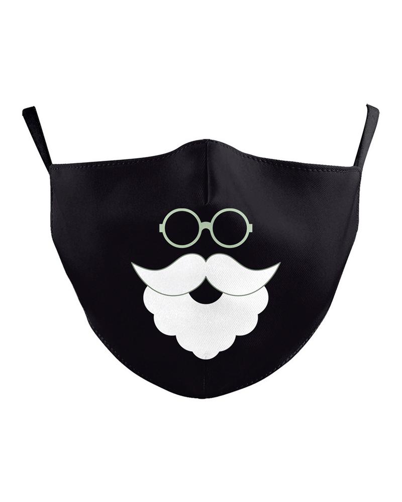 

Christmas Print PM2.5 Filter Breathable Face Mask, Style2