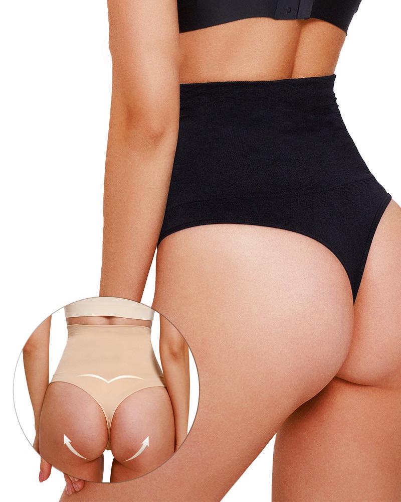 

High Waist Body Shaper Underwear Postpartum Tummy Control Shapewear Butt Lifting Panty, Black