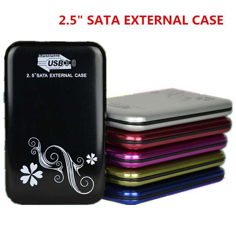 

HDD Hard Drive Disk Mobile External Enclosure Box Case 2.5" SATA USB 3.0 Support 2TB, Red;black