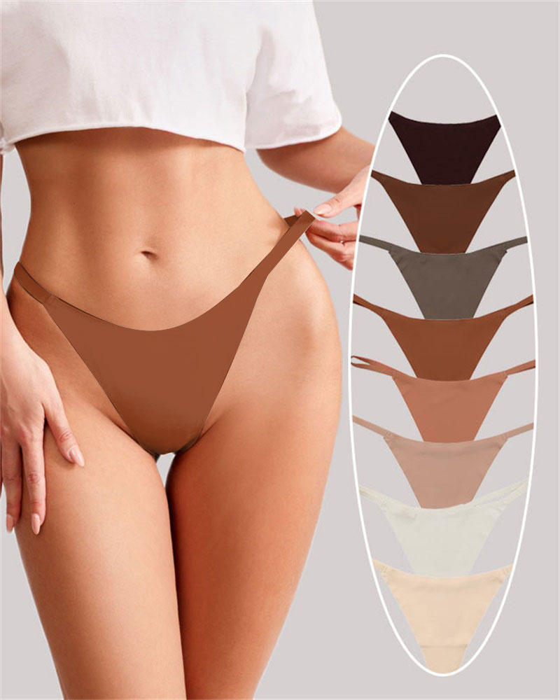 

Seamless Plain Thong Panty, Style6