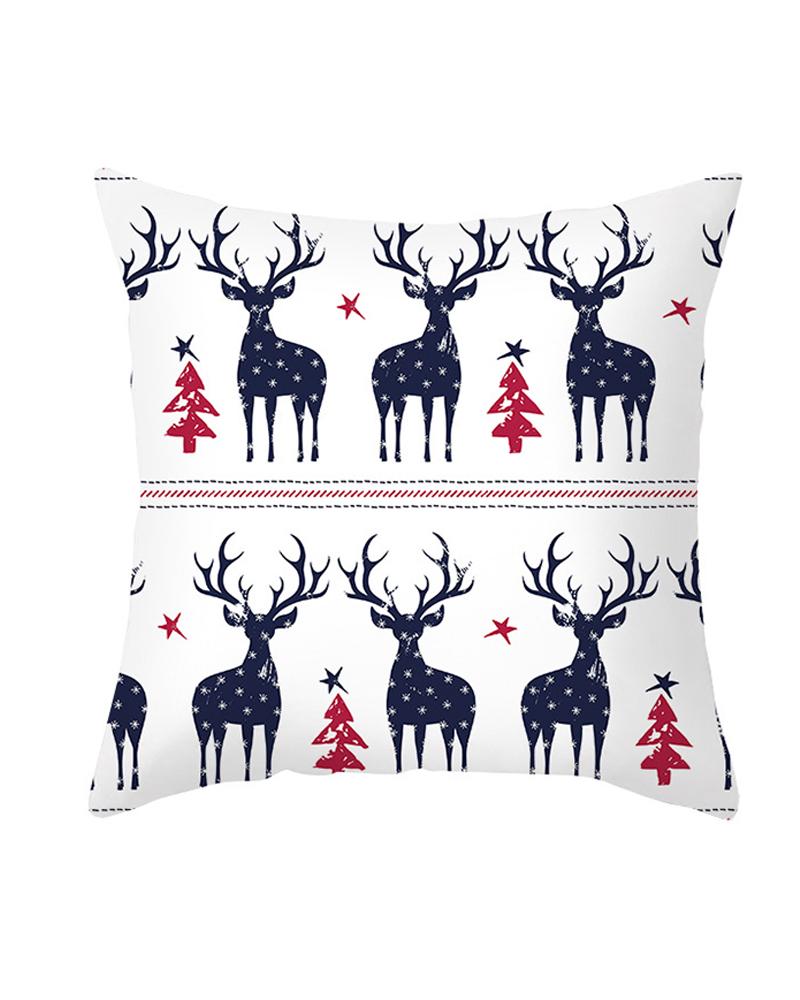 

Christmas Print Cushion Cover Without Filter, Style9
