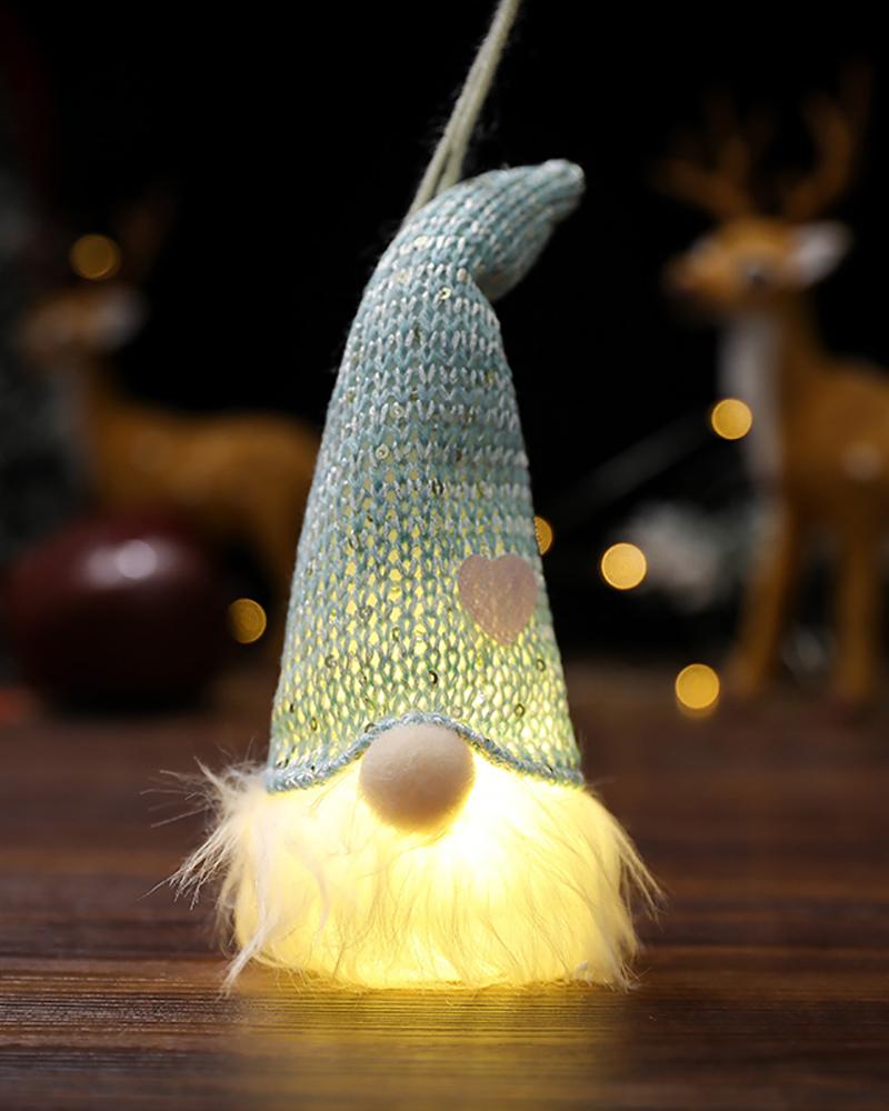 

Christmas Faceless Plush Toy Faceless Christmas Doll With Lights Cute Home Ornaments, Style2